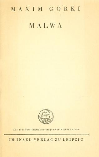 Cover for Malwa.