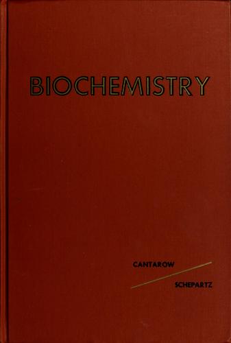 Cover for Biochemistry