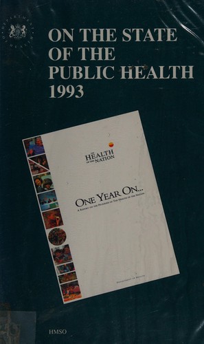 Cover for On the state of the public health