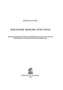 Cover for Johannes Kepler und Graz