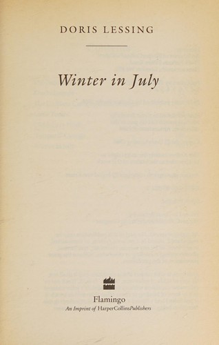 Cover for Winter in July