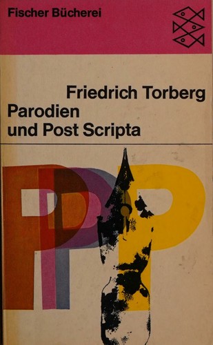 Cover for Parodien und Post Scripta.