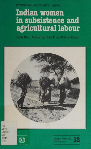 Cover for Indian women in subsistence and agricultural labour