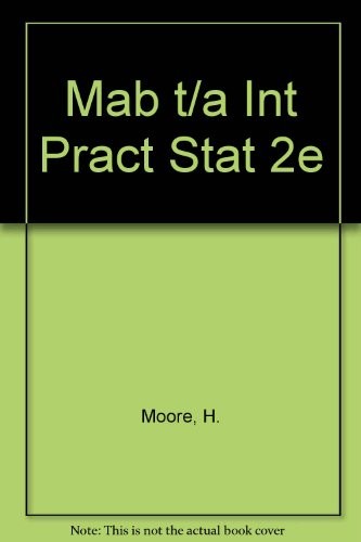 Cover for Mab T/a Int Pract Stat 2e