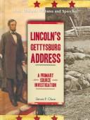 Cover for Lincoln's Gettysburg Address