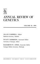 Cover for Annual Review of Genetics