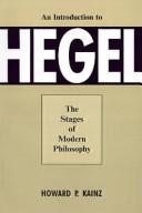Cover for An introduction to Hegel