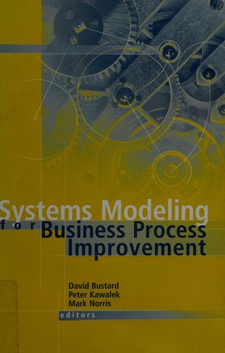 Cover for Systems modeling for business process improvement