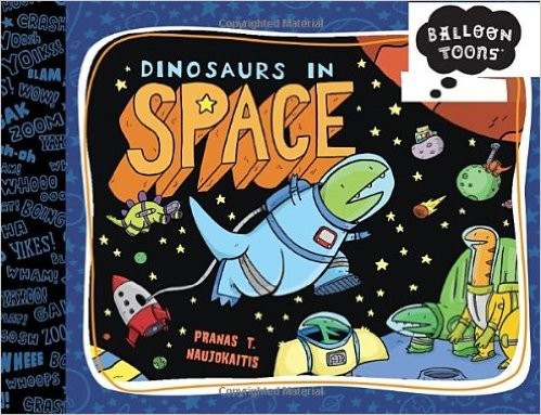Cover for Dinosaurs in space