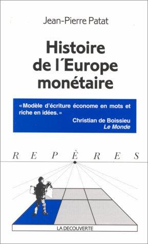 Cover for Histoire de l'Europe monétaire