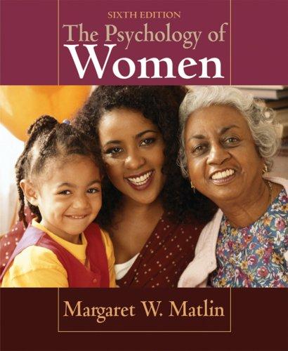 Cover for The Psychology of Women