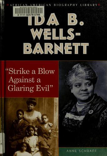 Cover for Ida B. Wells-Barnett