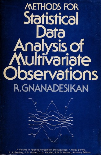 Cover for Methods for statistical data analysis of multivariate observations