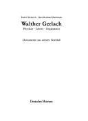 Cover for Walther Gerlach