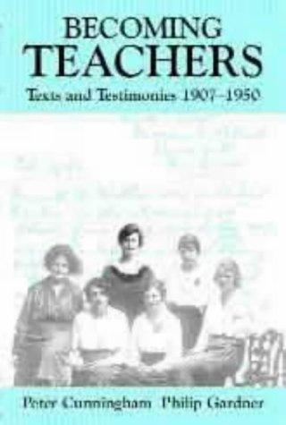 Cover for Becoming Teachers