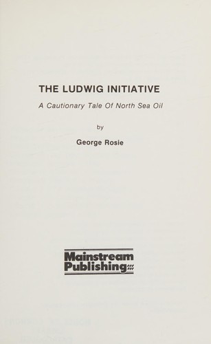 Cover for The Ludwig initiative