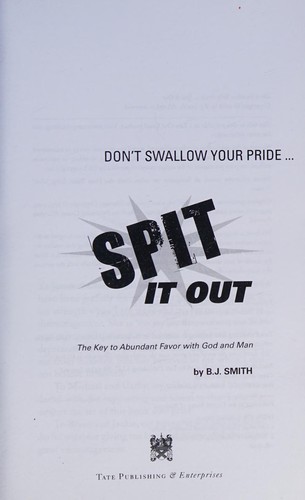 Cover for Don't swallow your pride ... spit it out