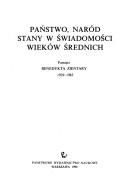 Cover for Państwo, naród, stany w świadomości wieków średnich