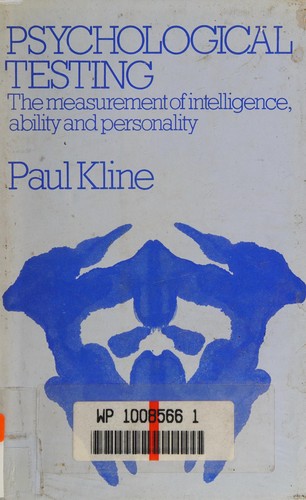 Cover for Psychological testing