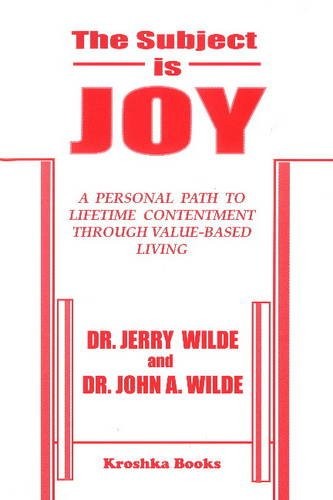 Cover for Subject Is Joy