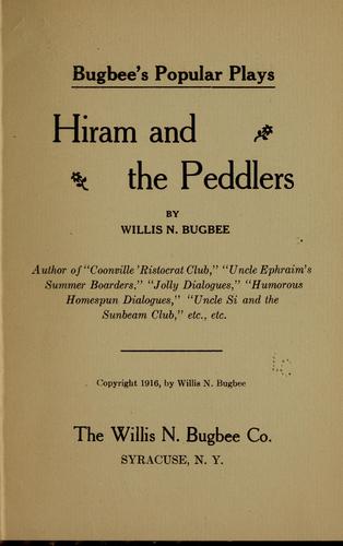 Cover for Hiram and the peddlars ...