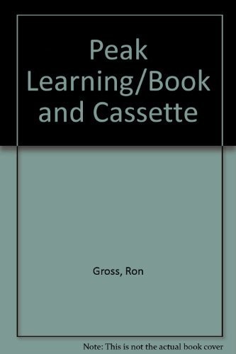 Cover for Peak Learning