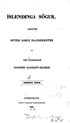 Cover for Íslendínga sögur