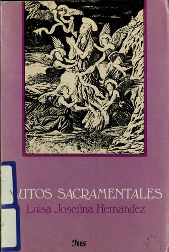 Cover for Autos sacramentales
