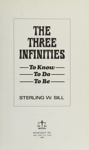 Cover for The three infinities