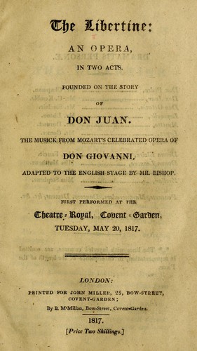 Cover for The libertine