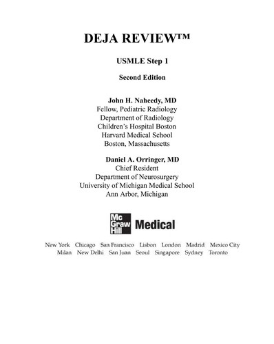 Cover for Deja review.