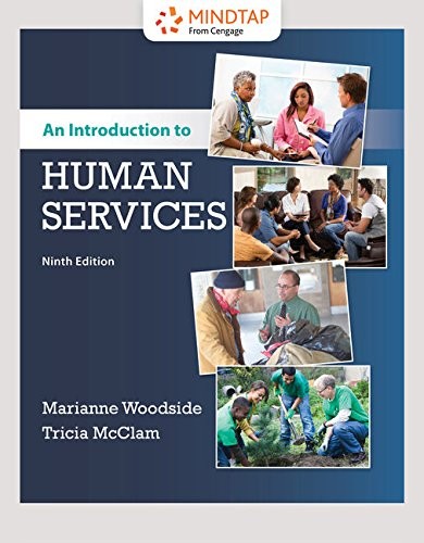 Cover for MindTap Counseling, 1 term  Printed Access Card for Woodside/McClam’s An Introduction to Human Services