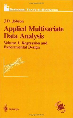 Cover for Applied multivariate data analysis