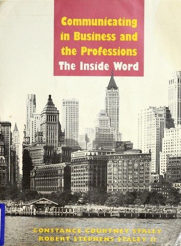Cover for Communicating in businessand the professions