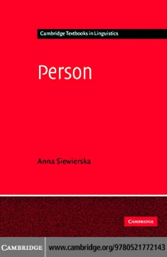 Cover for PERSON.