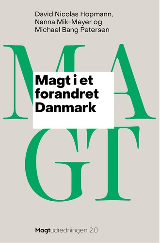 Cover for Magt i et forandret Danmark