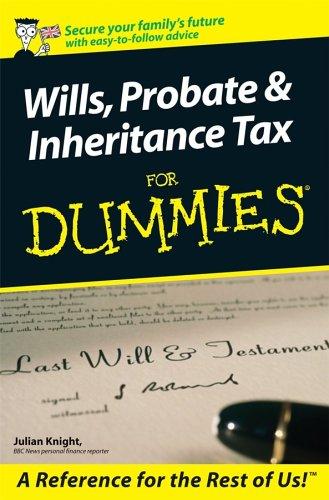 Cover for Wills, Probate and Inheritance Tax for Dummies (UK Edition)