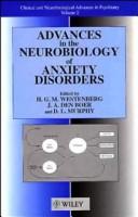 Cover for Advances in the neurobiology of anxiety disorders