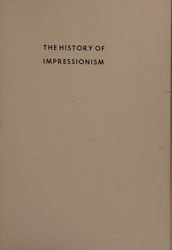 Cover for The history of Impressionism
