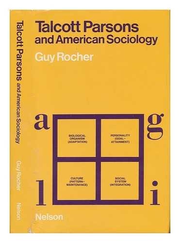 Cover for Talcott Parsons and American sociology