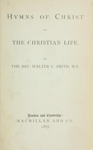 Cover for Hymns of Christ and the Christian life