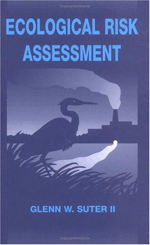 Cover for Ecological risk assessment