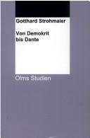 Cover for Von demokrit bis Dante