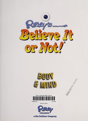 Cover for Body & mind