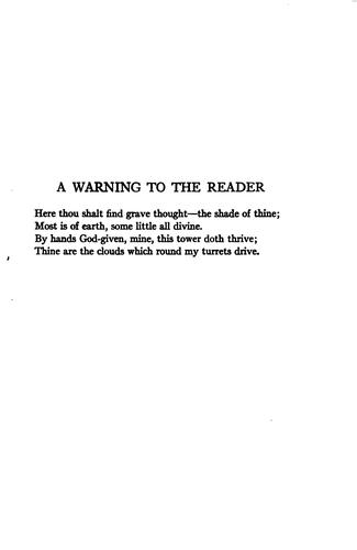 Cover for Florence on a certain night, and other poems