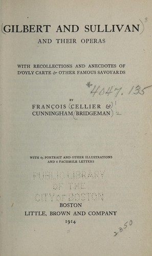 Cover for Gilbert and Sullivan and their operas