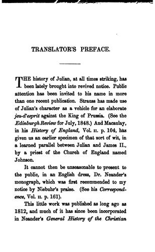 Cover for The emperor Julian and his generation, tr. by G.V. Cox