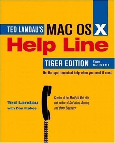 Cover for Mac OS X Help Line, Tiger Edition