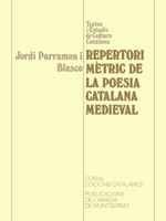 Cover for Repertori mètric de la poesia catalana medieval