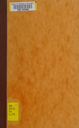 Cover for Die christliche Kirche und das Alte Testament